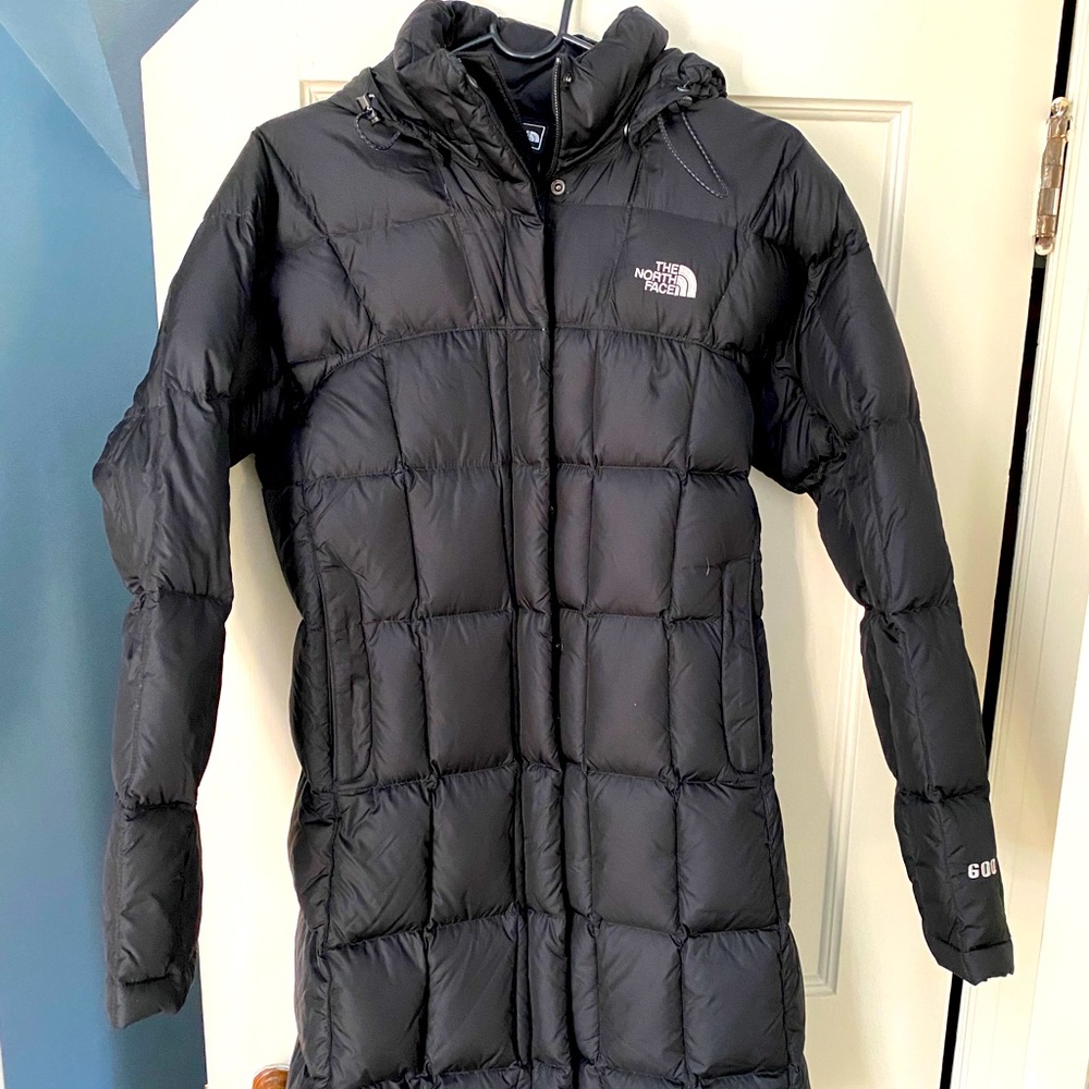 SM North Face Knee-Length Parka (Black)